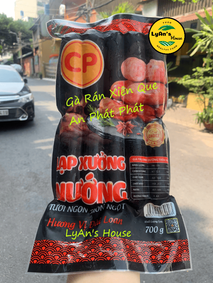 Xúc Xích Nướng Đá CP 700g (10 Cây) - Sausage BBQ Lạp Xưởng Nướng Đá Cho Quán Ăn (DEAL HOT THÁNG 7)