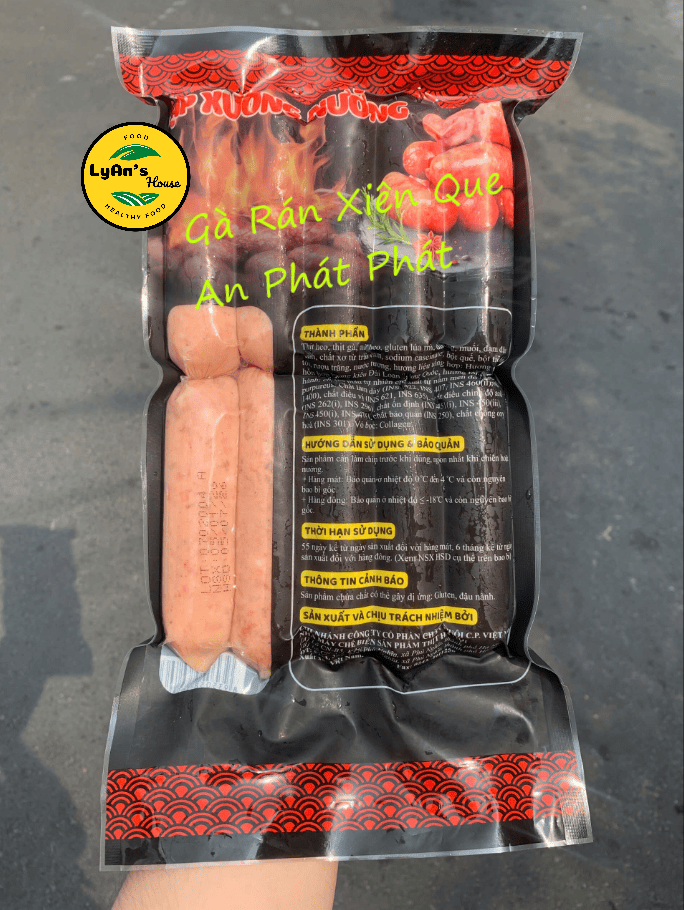 Xúc Xích Nướng Đá CP 700g (10 Cây) - Sausage BBQ Lạp Xưởng Nướng Đá Cho Quán Ăn (DEAL HOT THÁNG 7)