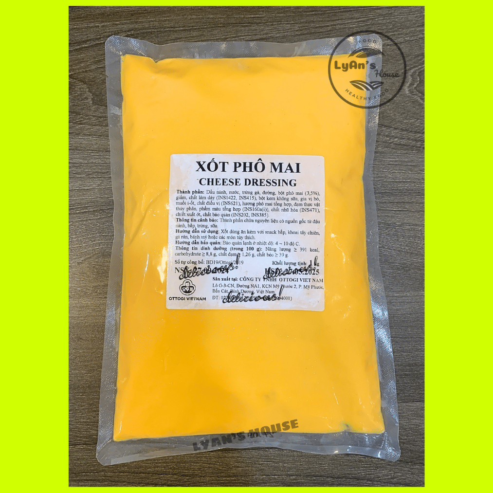Xốt Phô Mai Otoki 1kg - Cheese Sauce Ottogi Cho Gà Rán & Đồ Ăn Vặt