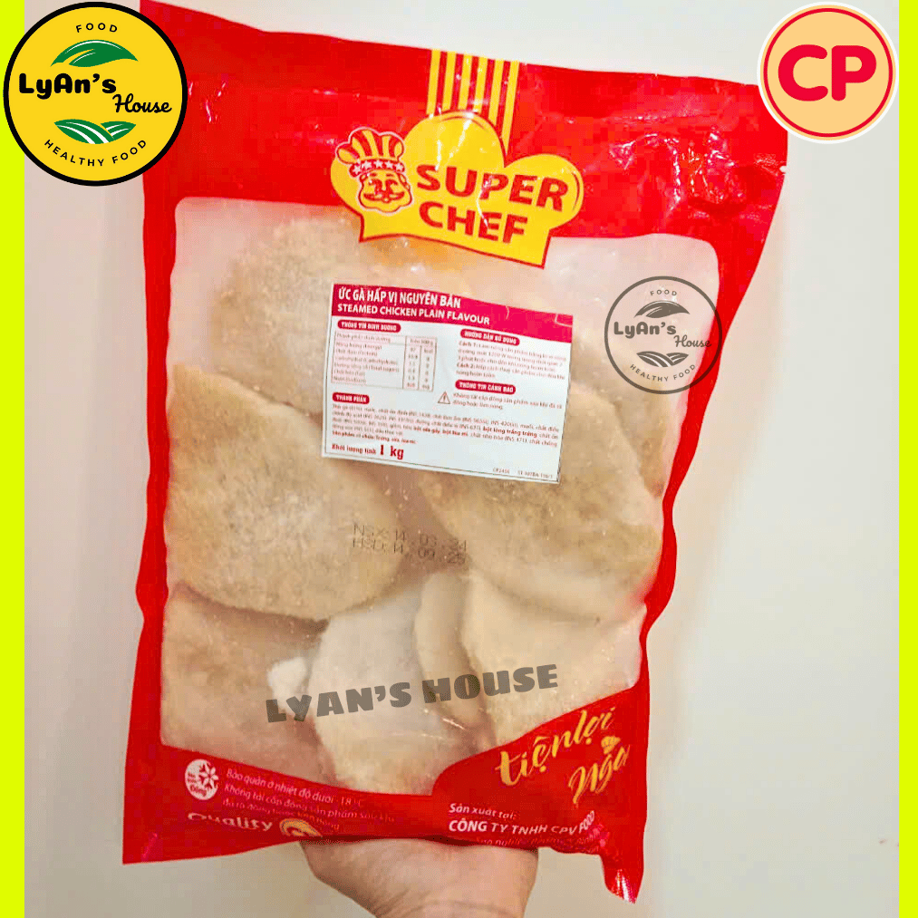 Ức Gà Nguyên Bản CP 1kg - Steam Chicken Breast Eatclean