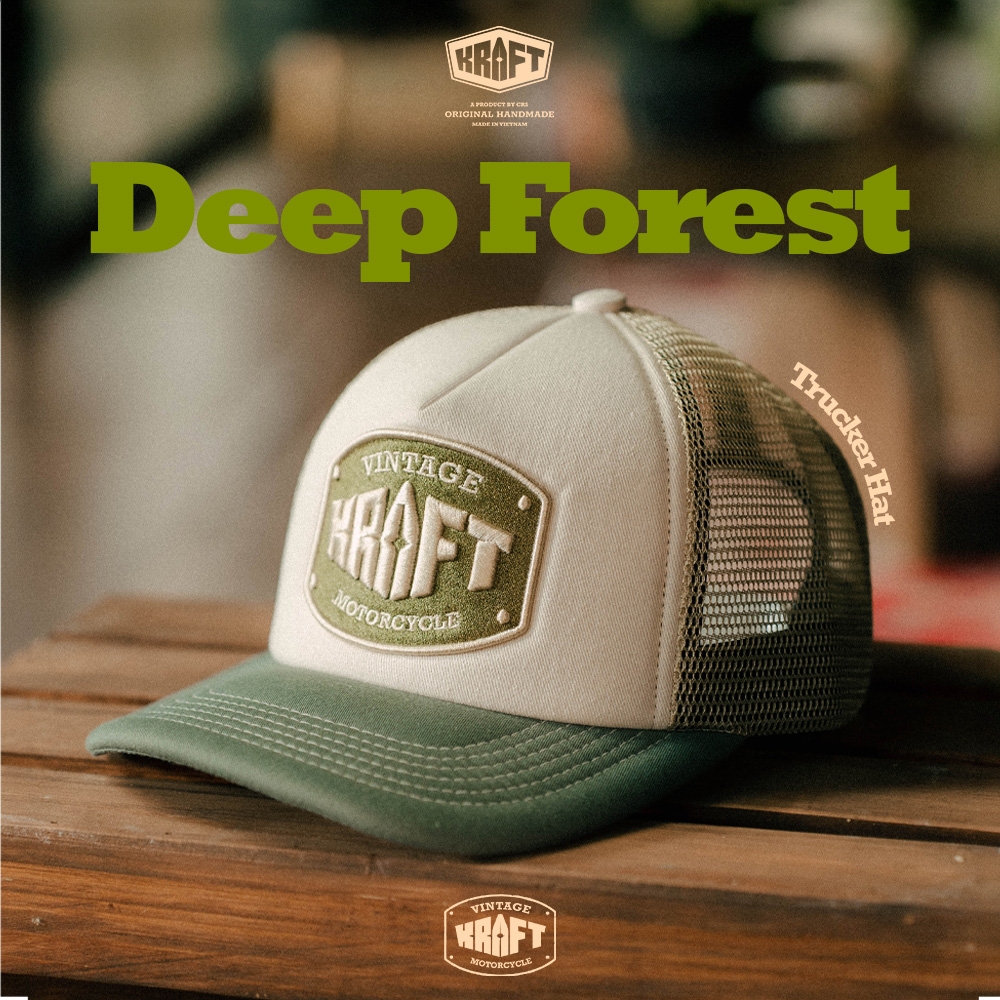 Nón kết Kraft - Trucker Hat V3d