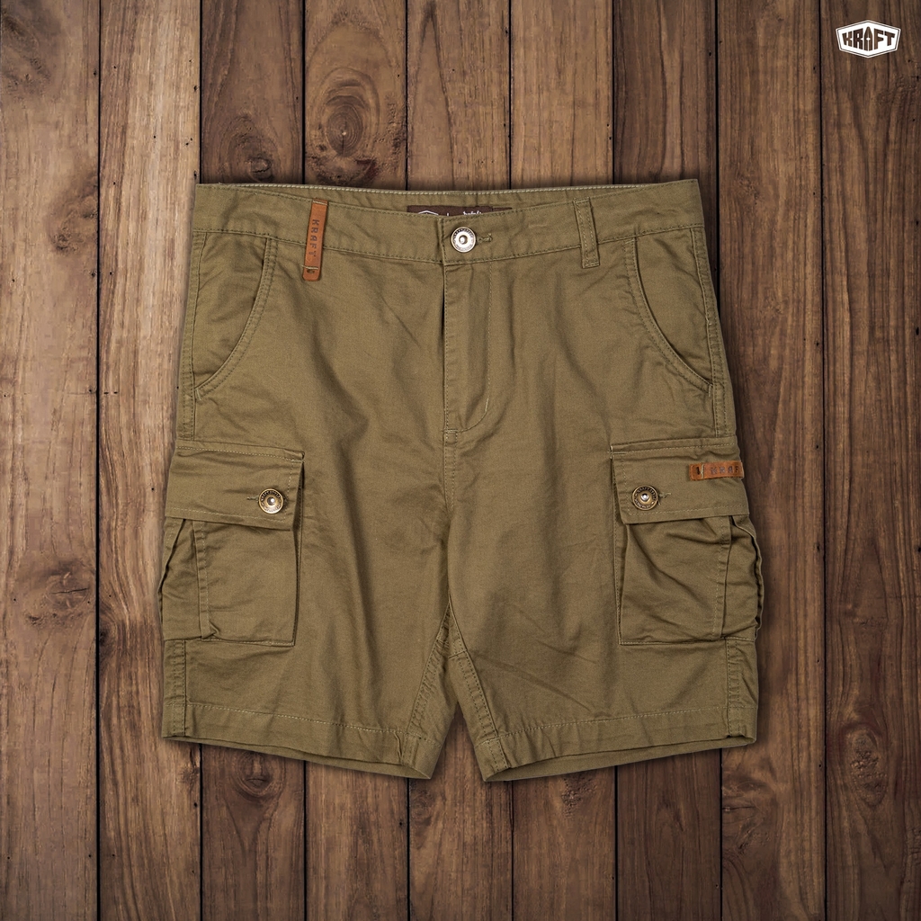 Quần short túi hộp Kraft Cargo