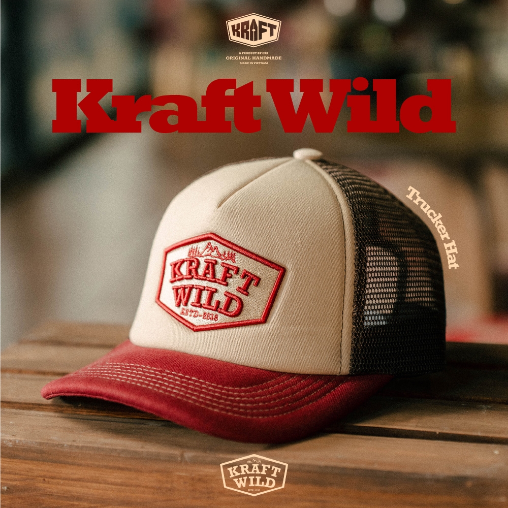 Nón kết Kraft - Trucker Hat V3d