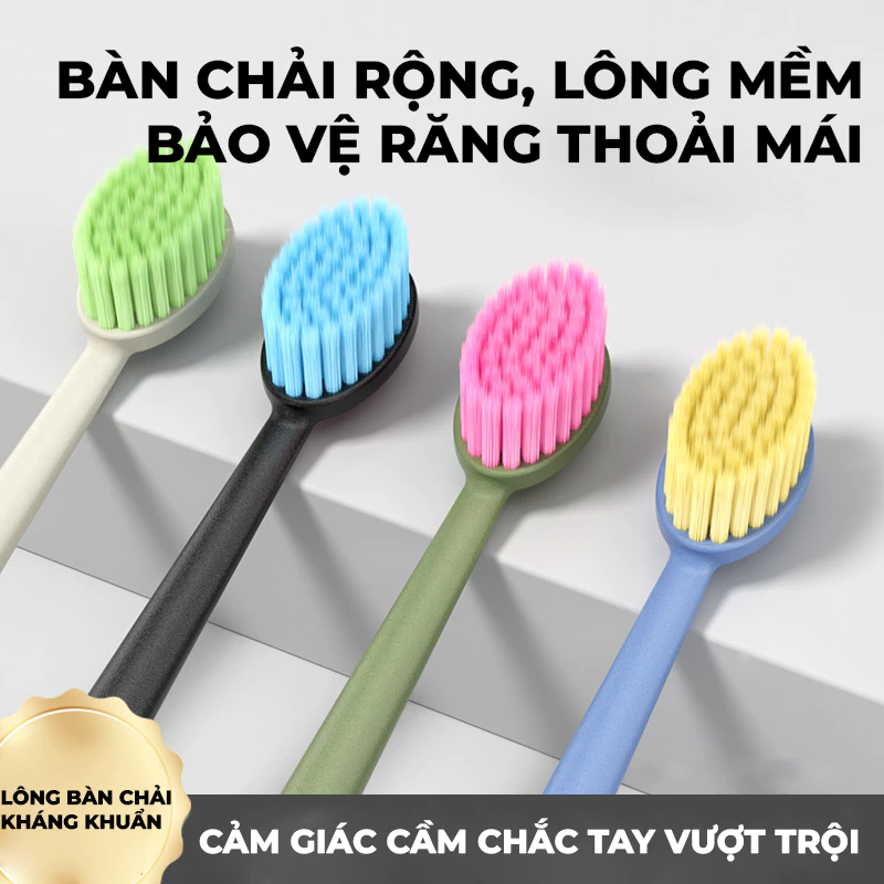 Bàn chải Royalead chuôi lỗ màu Be