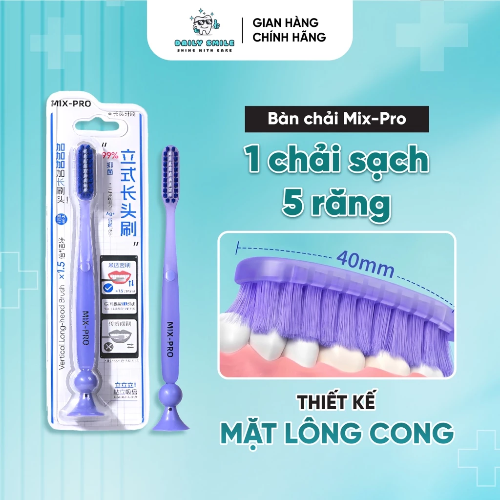 Bàn chải có giác hút màu vàng