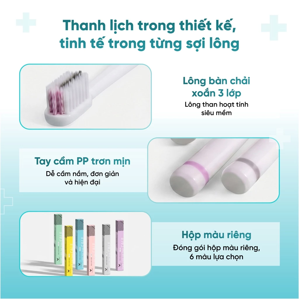 Bàn chải đánh răng đầu nhỏ(Màu ngẫu nhiên)