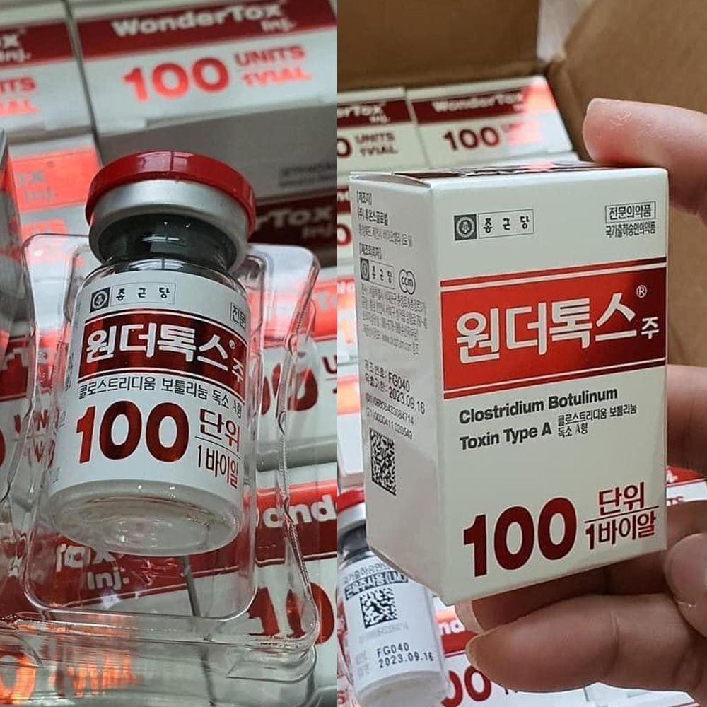 BOTOX WONDERTOX 100 UNIT HÀN QUỐC - TIÊM XÓA NHĂN THON GỌN HÀM BẮP TAY CHÂN