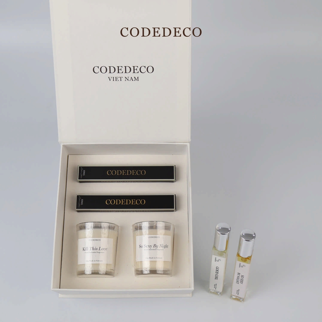 SET AMBER 2 – Set quà nước hoa và nến thơm