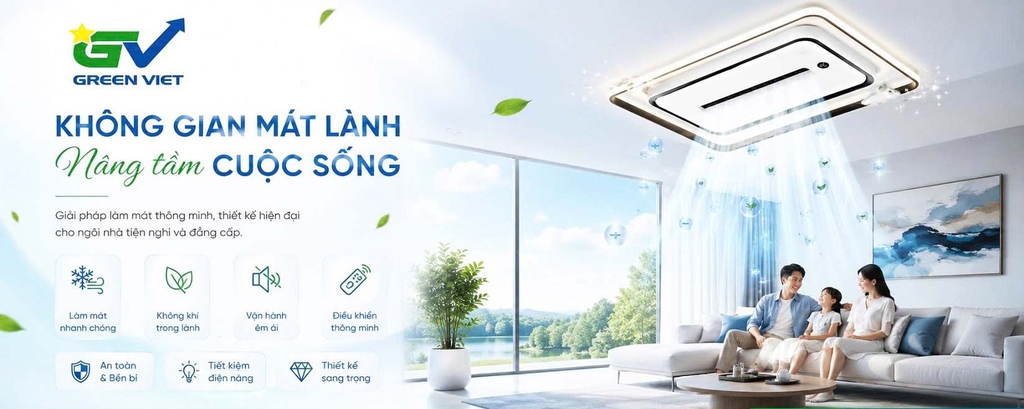 Đèn Quạt Ốp Trần QTDS02 Nội Thất Đẹp