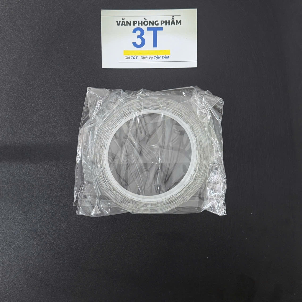 Băng keo 2 mặt Acrylic (keo 3M) trong suốt
