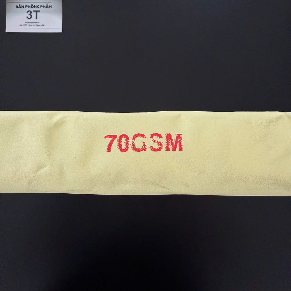 Giấy A4 70GSM (giấy mềm) màu VÀNG
