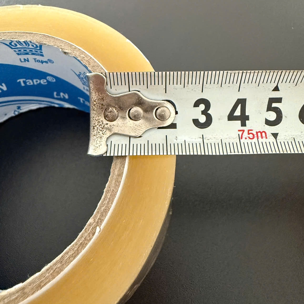 Băng keo trong LN Tape 46.5mm x dày keo hơn 12mm x 50 mic