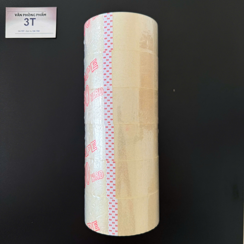 Băng keo trong New Dove Tape 46.5mm x dày keo hơn 12mm x 50 mic
