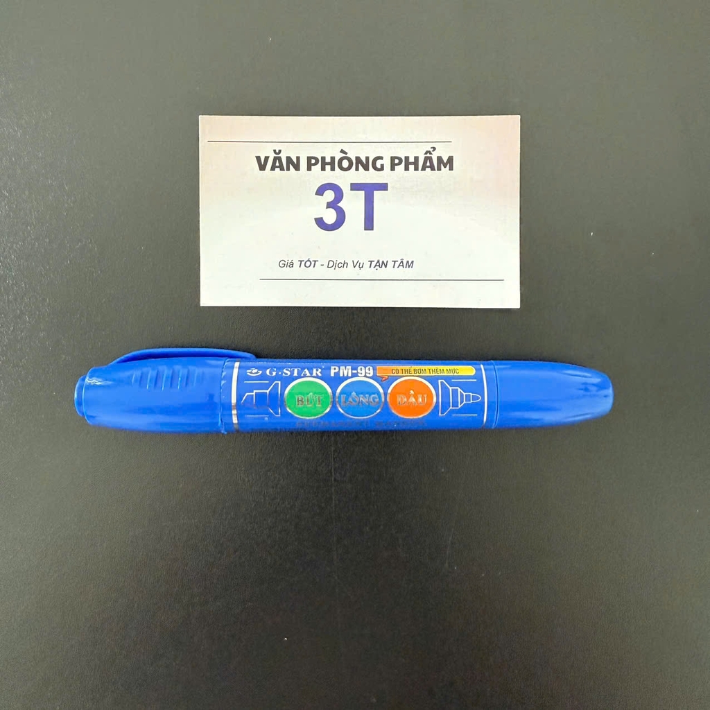 Bút lông dầu đầu to G-STAR PM-99 mực Xanh