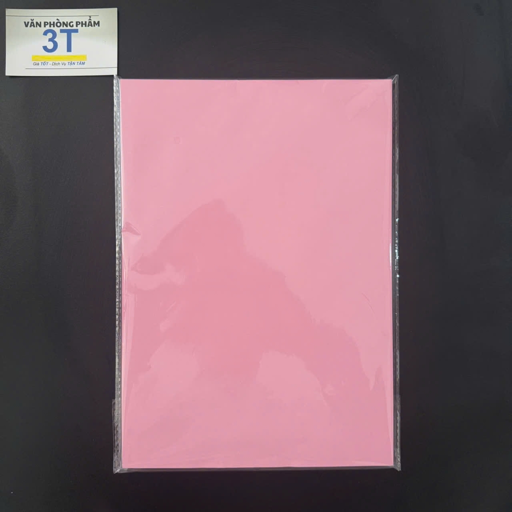 Giấy A4 70GSM (giấy mềm) màu HỒNG