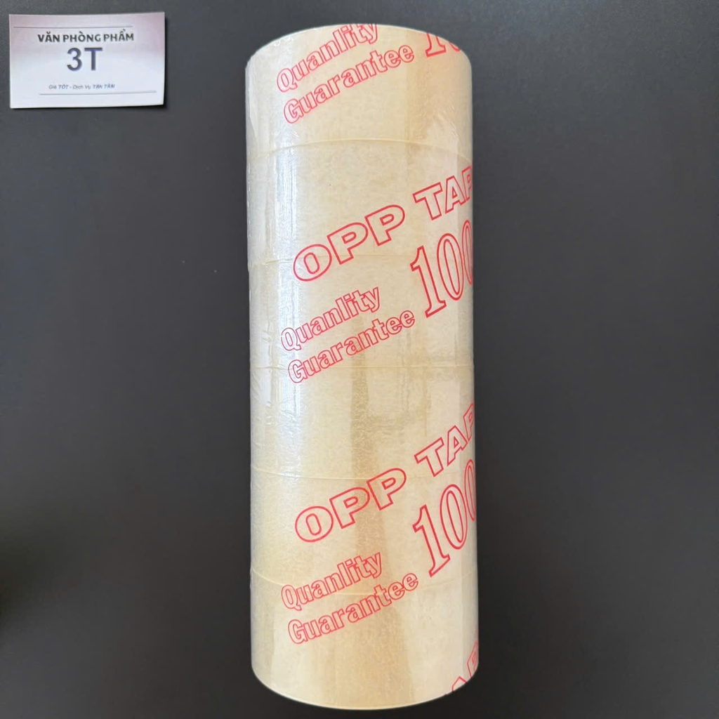 Băng keo trong LN Tape 46.5mm x dày keo hơn 12mm x 50 mic