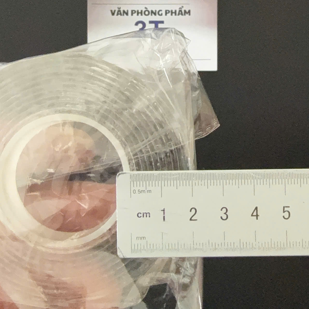 Băng keo 2 mặt Acrylic (keo 3M) trong suốt