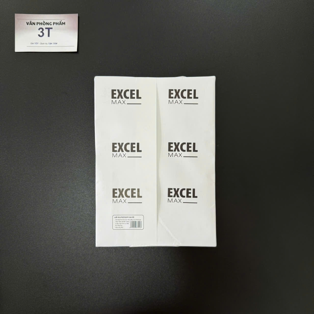 Giấy In Photocopy A5 Excel Max 72gsm Indo Trắng Sáng Láng Mịn 500 Tờ/Ream