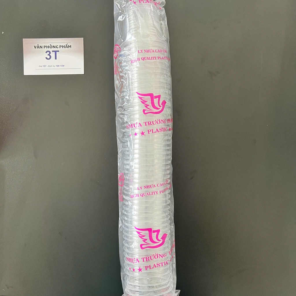 Ly nhựa trong suốt 140ml (50 ly/lốc)