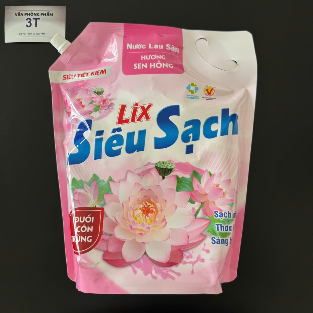 Nước lau sàn Lix 3.2L siêu sạch – Thơm lâu, đuổi côn trùng