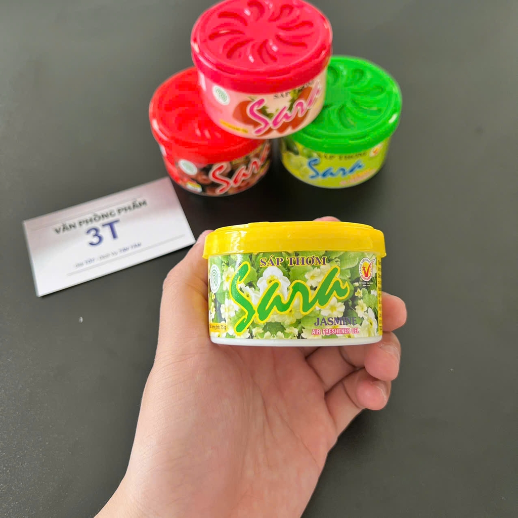 Sáp thơm 2 nắp Sara 75g