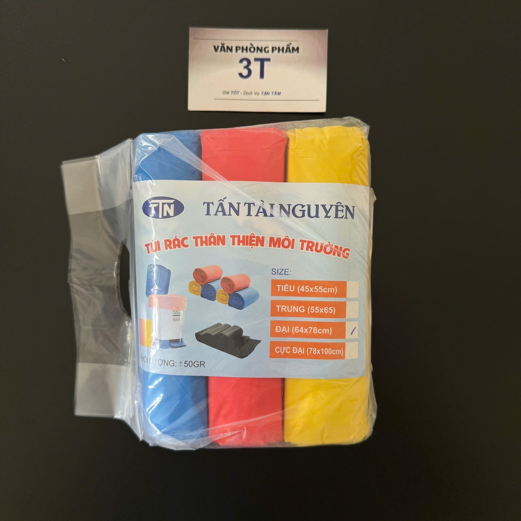 Túi rác Màu Cao Cấp đủ Size Cực Đại, Đại, Trung, Tiểu (Túi 1kg)