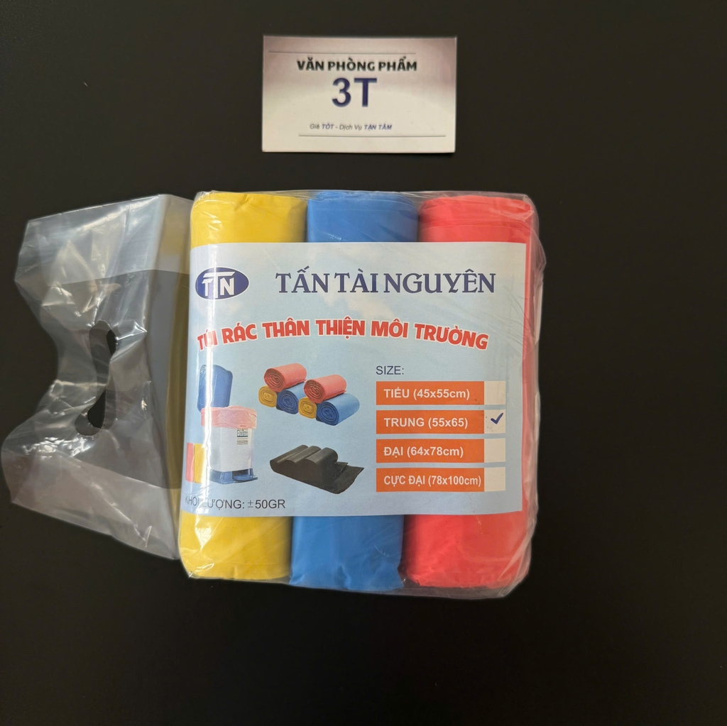 Túi rác Màu Cao Cấp đủ Size Cực Đại, Đại, Trung, Tiểu (Túi 1kg)