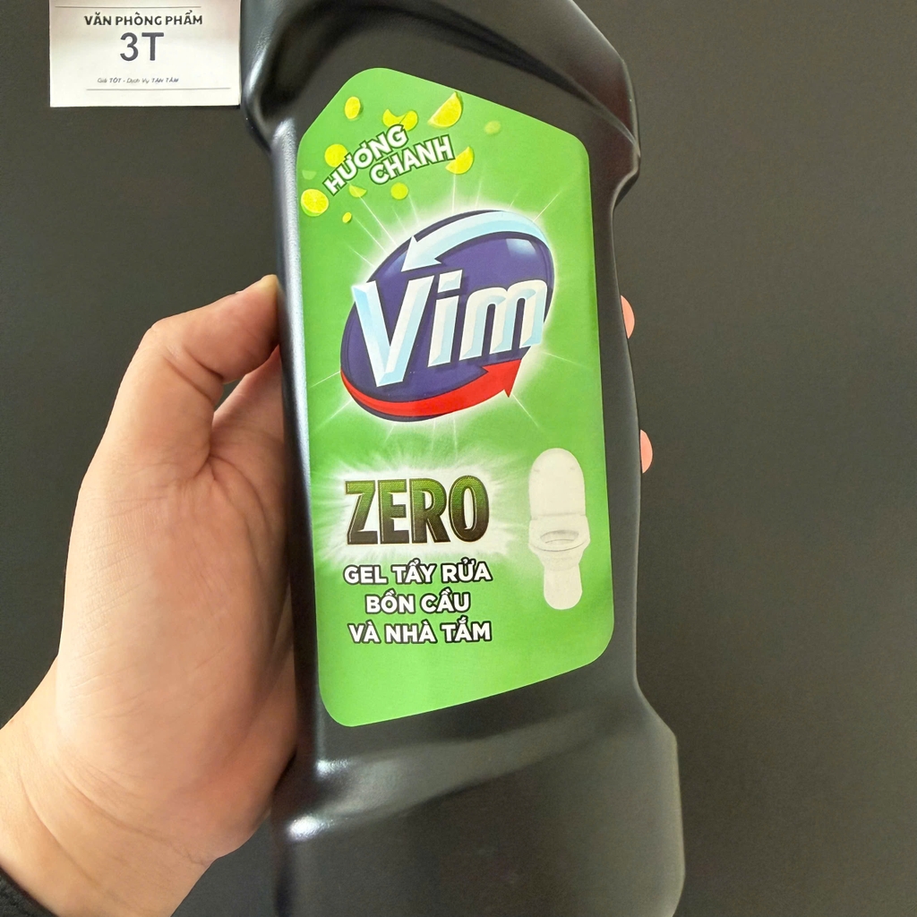 Nước Tẩy Bồn Cầu Vim Zero 750ml Hương Chanh