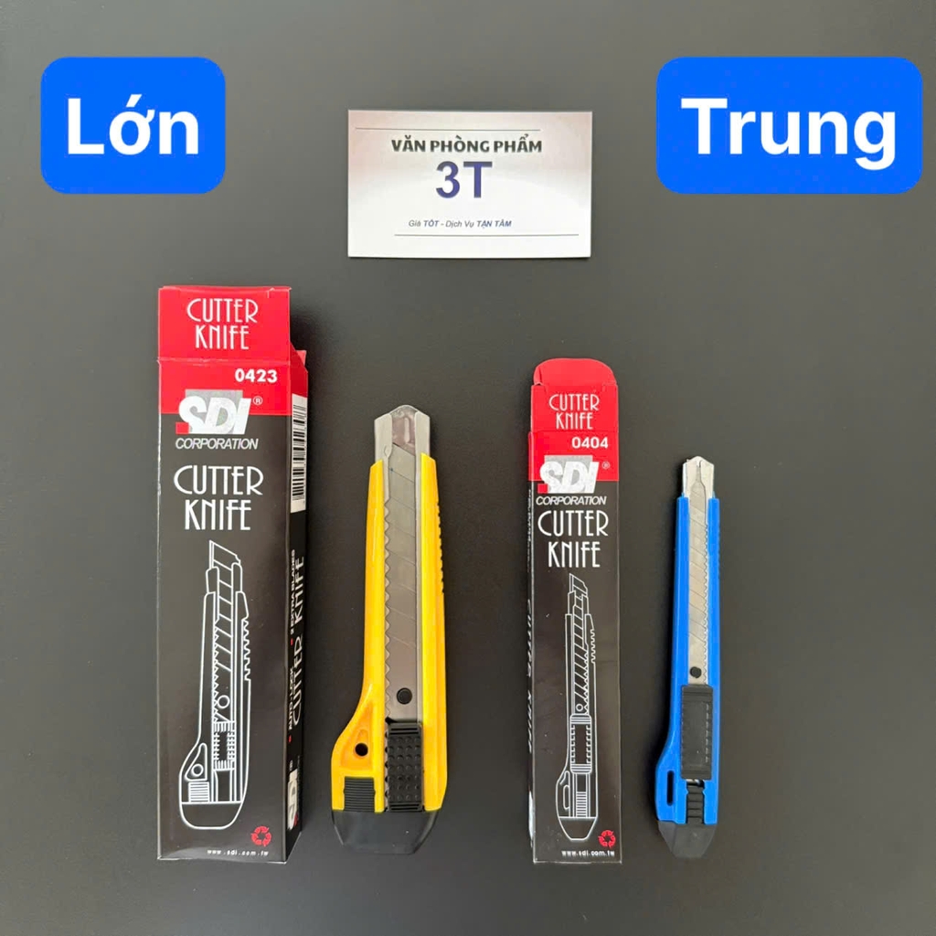 Dao Rọc Giấy trung SDI 0404 (màu ngẫu nhiên)