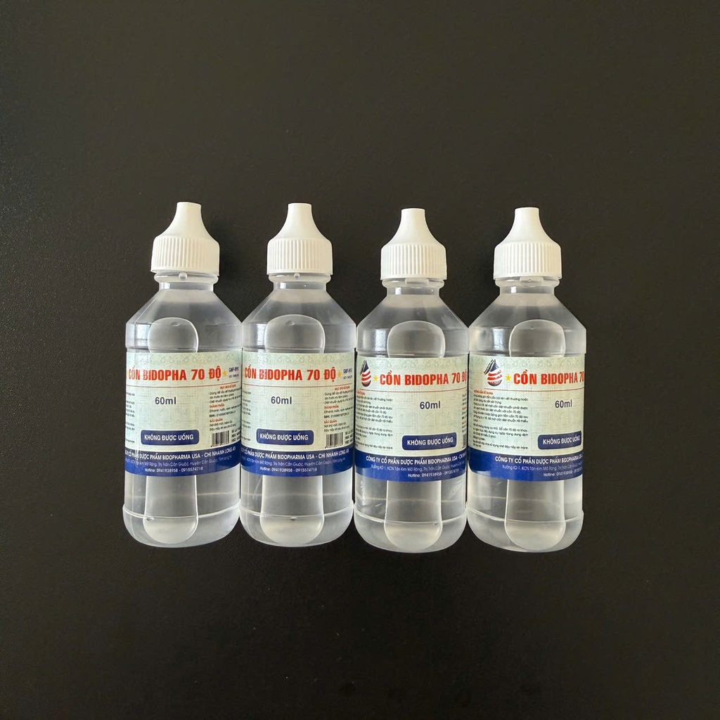 Cồn 70 độ Bidopha 60ml