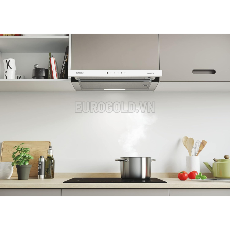 Máy hút mùi kéo rút Eurogold EUH01270PRO - màu trắng, 70cm - ảnh 4