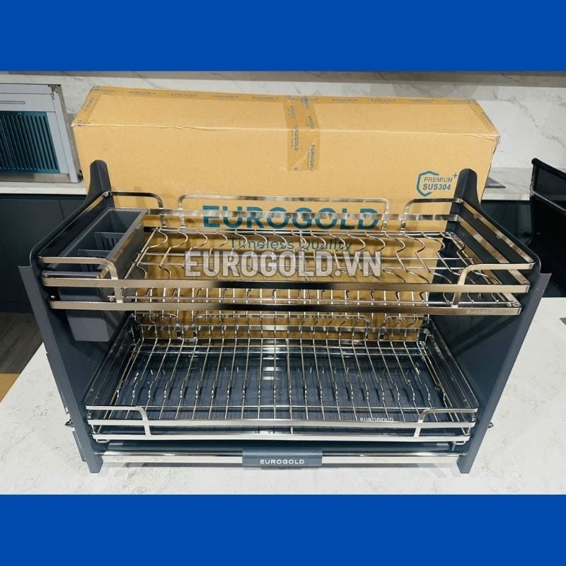 Giá bát di động Eurogold EVI160G - Inox SUS304, 60cm - ảnh 4