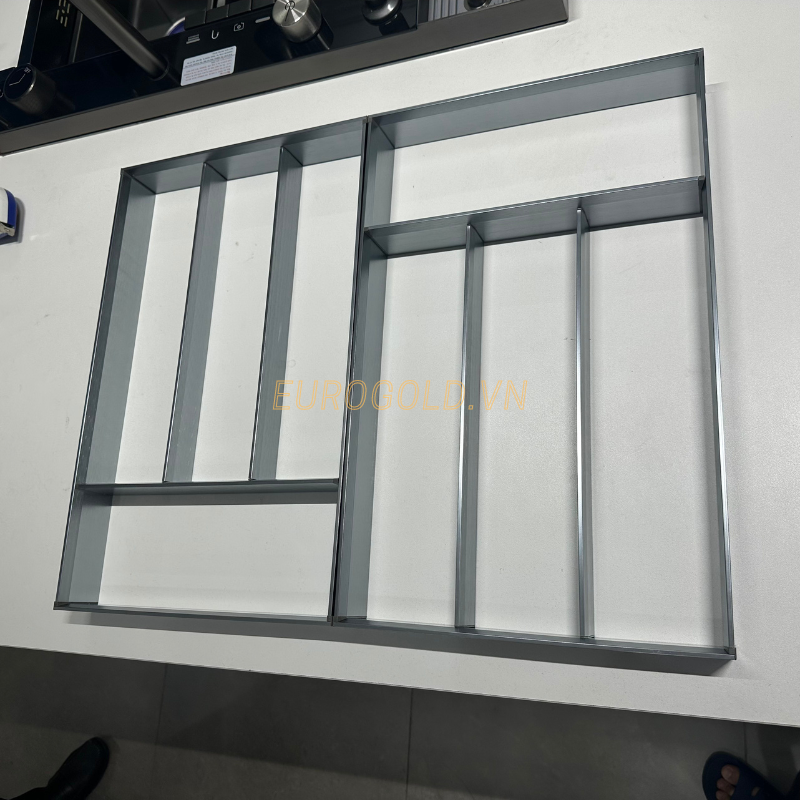 Khay chia nhôm phay xước Eurogold ETA0175100 - ảnh 2