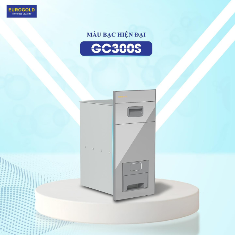 Thùng gạo Eurogold CB300S - màu bạc