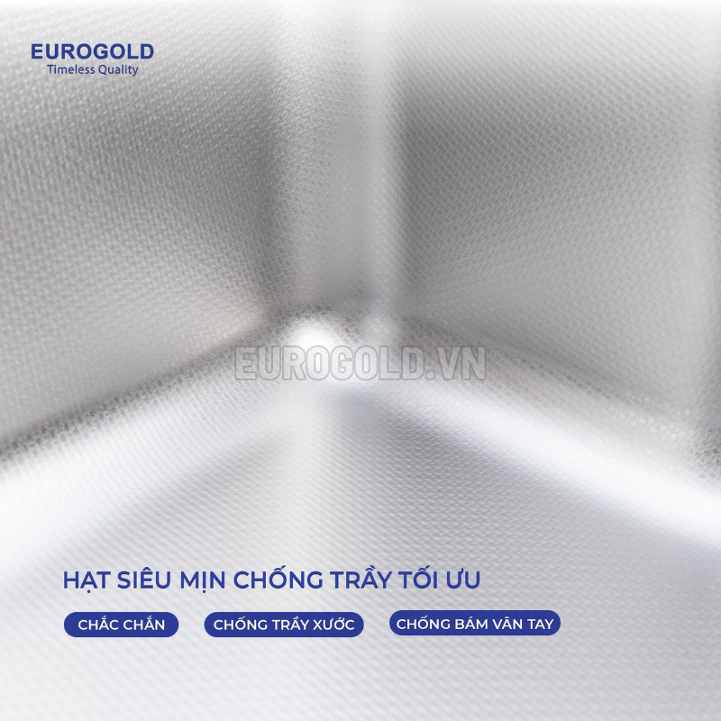 Chậu rửa bát Eurogold EUC88050EB - 800x500x230mm - ảnh 5