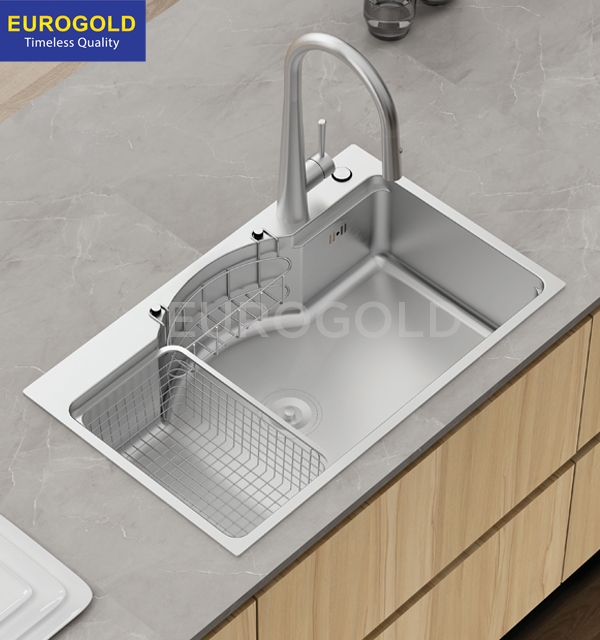 Chậu rửa bát Eurogold EUD27848GA - 780x480x230mm