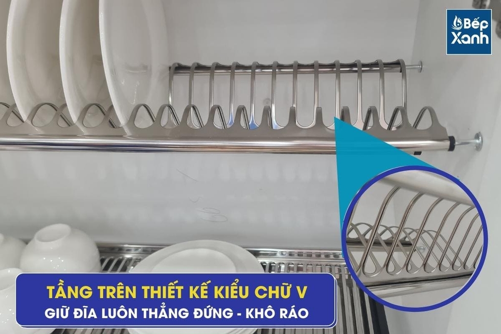 Giá bát cố định Eurogold EU01060 - Inox 201, 60cm - ảnh 3