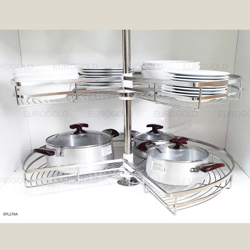 Mâm xoay 270 độ Eurogold EPL270A - Inox SUS304, 80cm