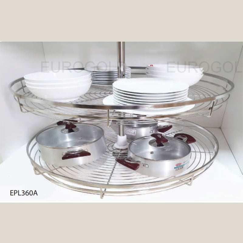 Mâm xoay 360 độ Eurogold EPL360A - Inox SUS304, 80cm