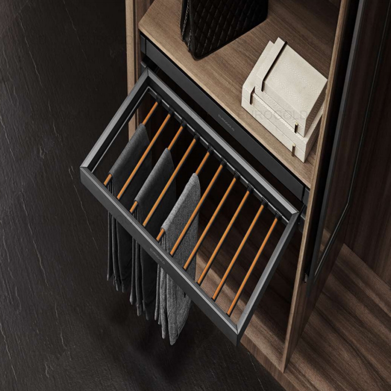 Giá vắt quần âu Eurogold EUA4190B - màu đen, 90cm