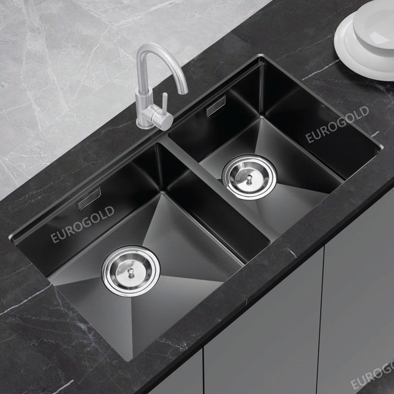 Chậu rửa bát Eurogold EUC28845GD - 880x450x230mm - ảnh 2