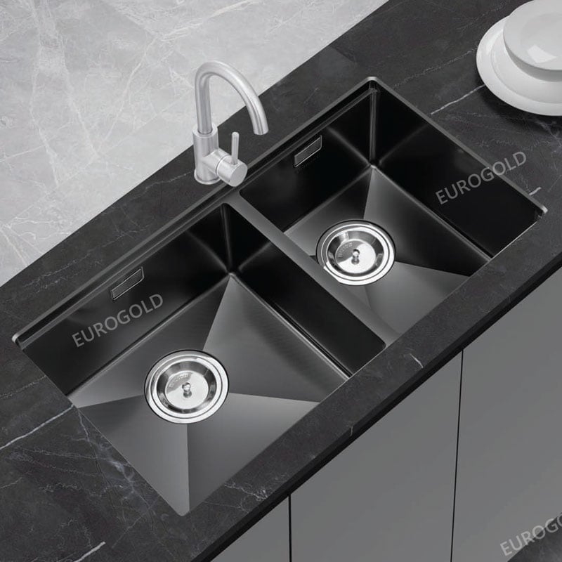 Chậu rửa bát Eurogold EUC28245GD - 820x450x230mm