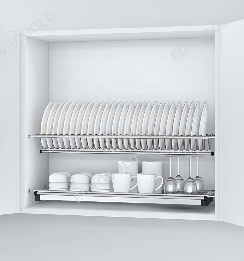 Giá bát đĩa cố định dạng chữ V Eurogold EUV8670 - tủ 70cm