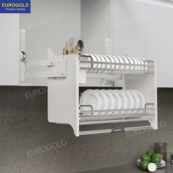 Giá bát di động nan dẹt Eurogold EVI990LW - tủ 90cm