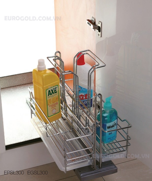 Giá đựng chai lọ tẩy rửa Eurogold ETR400 - tủ 40cm - ảnh 2
