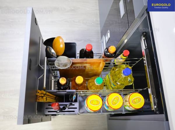 Giá dao thớt nan Oval Eurogold EPO4330VX - tủ 30cm - ảnh 3
