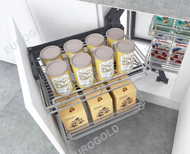Giá liên hoàn nan tròn Eurogold ELT101L/ELT102R - tủ 900-1000mm - ảnh 3