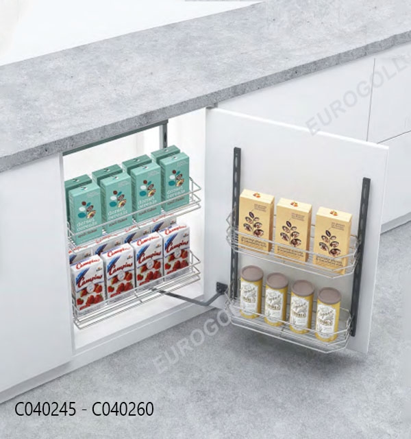 Hệ giá kho hộp 2 tầng cánh mở Eurogold EKB15245 - tủ 45cm - ảnh 2