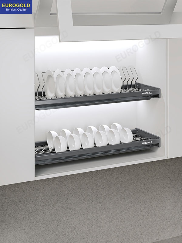 Giá bát cố định nan Oval Eurogold EPO8390VX - tủ 90cm - ảnh 2