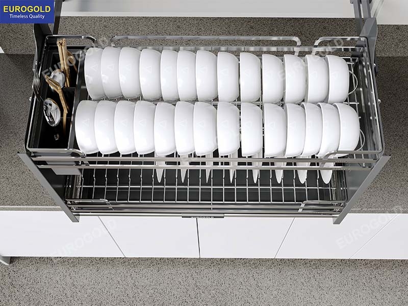 Giá bát di động nan dẹt Eurogold EVI990LW - tủ 90cm - ảnh 5
